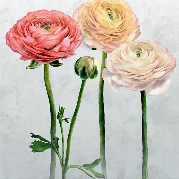 Панно Designers Guild Foscari Fresco Tourangelle Scene 2 Peony PDG1100/01